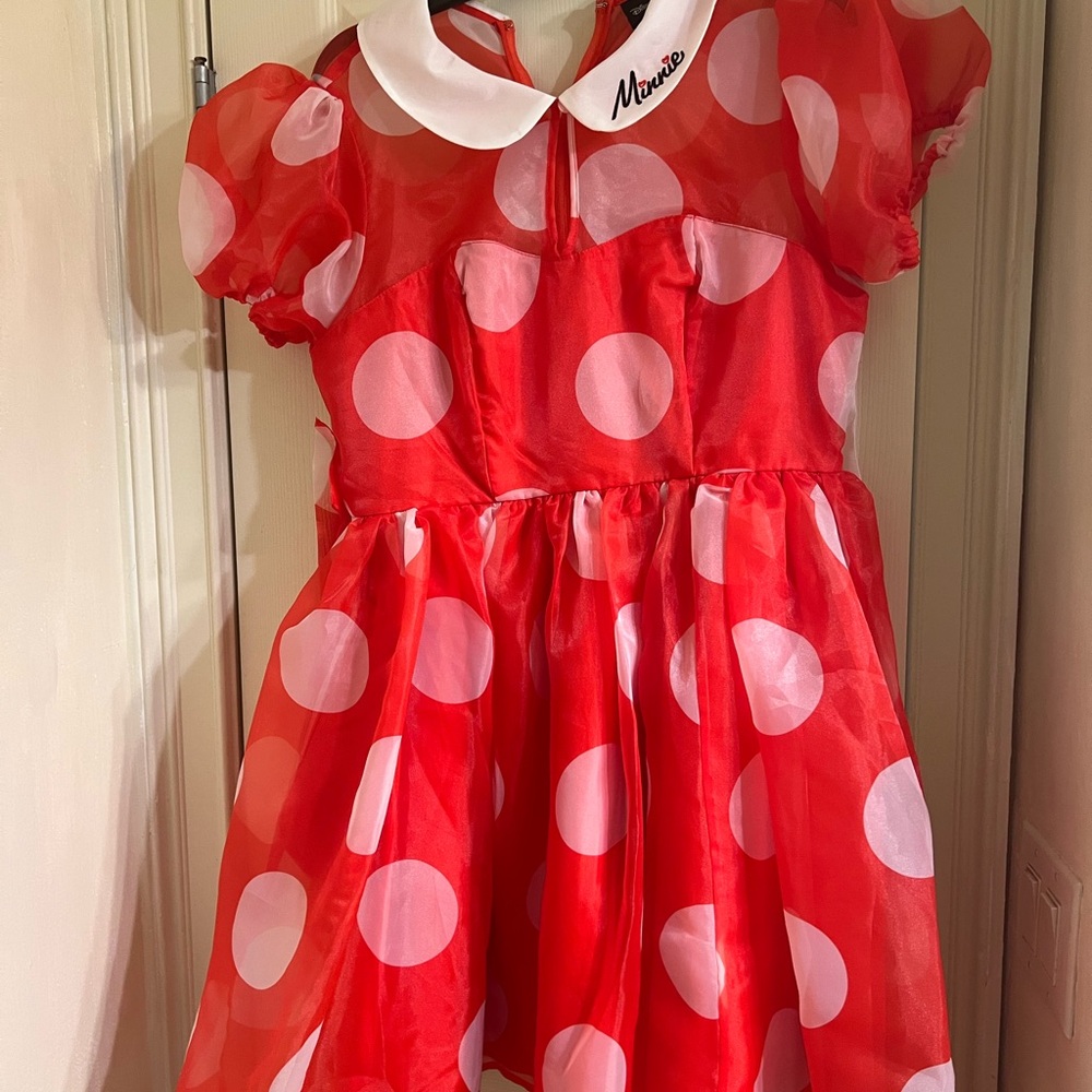 Disney Minnie Red and White Polka Dot Dress